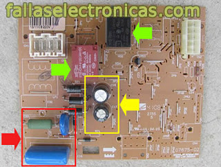 tarjeta electronica de nevera WRM41BB